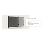 Poarta de siguranta, Lionelo, Thea, Cu suruburi, Textila, Retractabila, Mecanism dublu de blocare, Montaj universal, 95x140 cm, Conform cu standardul european de securitate EN1930, Negru - 21