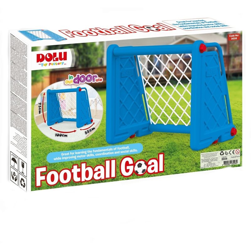 Dolu - poarta fotbal pentru copii, albastra