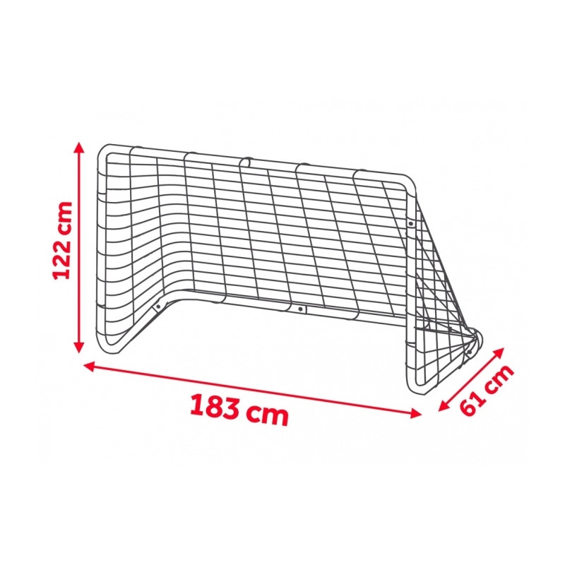 Poarta pentru fotbal 183 x 122 x 61 cm Neo-Sport 1450