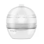 Pompa de san, BabyOno, 2  in 1, Colecteaza si pompeaza, Compacta, Special conceputa pentru sutien, Fara BPA, 60 ml, Alb - 1