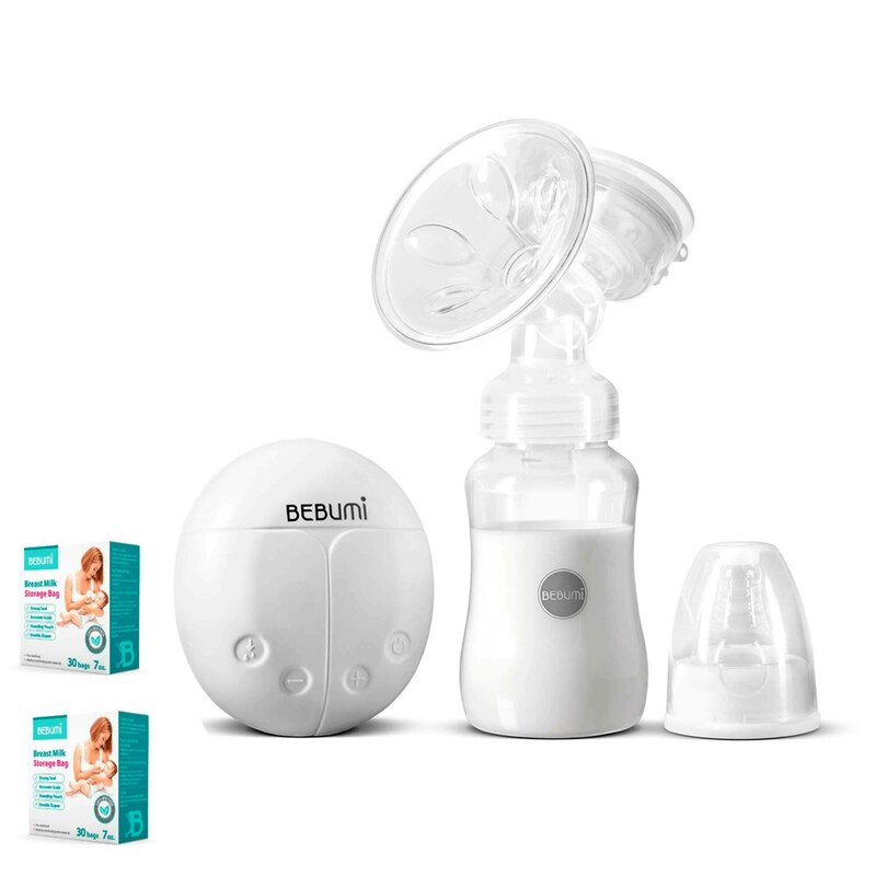 Bebumi - pompa de san electrica bs eco buburuza (white) + 60