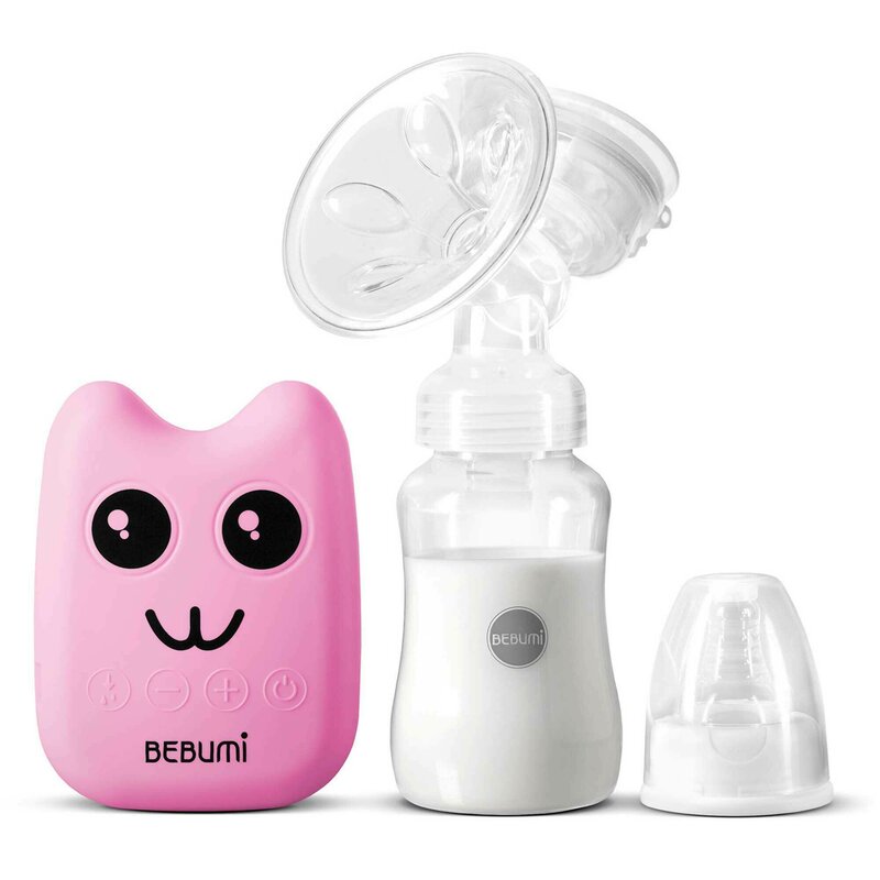 Bebumi - pompa de san electrica bs eco pisica (pink)