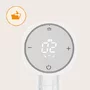 Pompa de san, Lionelo, Fidi One, Trifazata, Functie de masaj, Cu 9 niveluri de intensitate, Cu memorie a ultimelor setari, Autonomie pana la 120 min, Afisaj LED, Cu accesorii, Gri Pal - 30