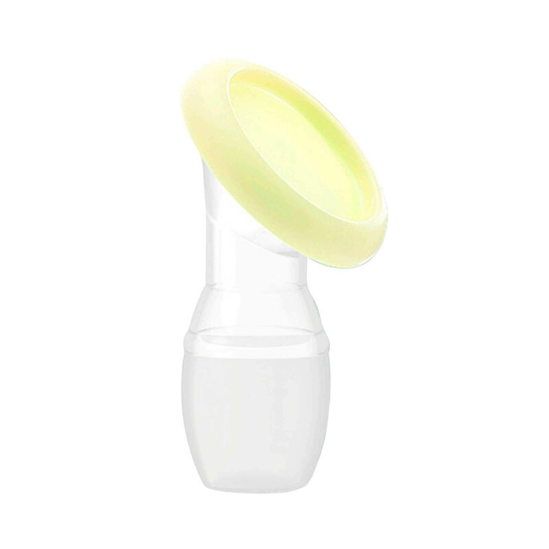 Bebumi - pompa de san manuala silicon (galben)