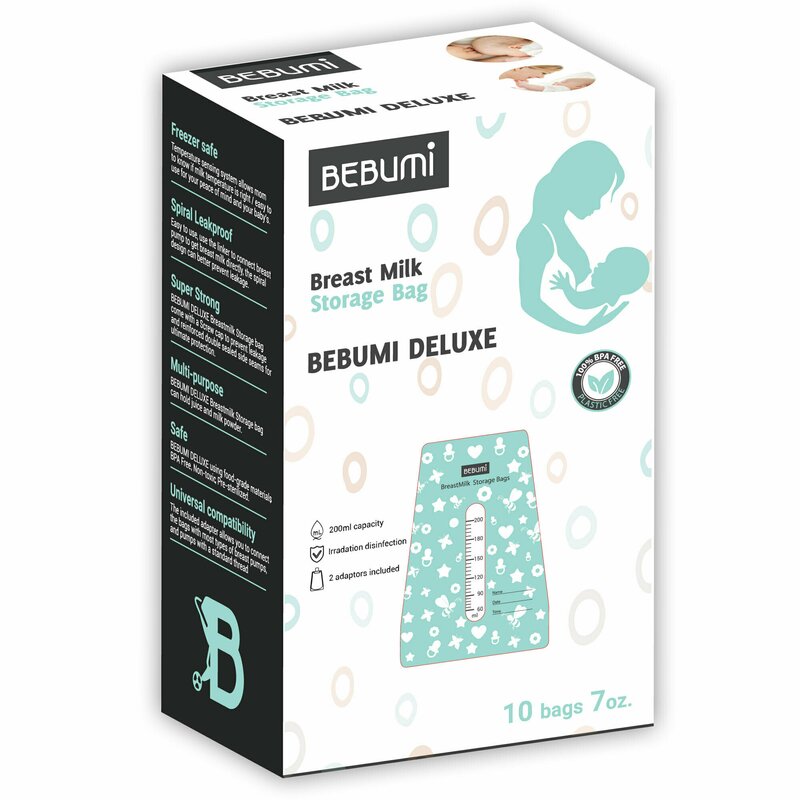 Bebumi - pompa san bs1 blue + adaptor + 20 pungi deluxe