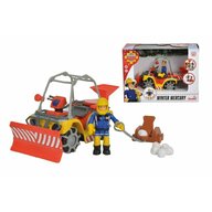 Simba - ATV , Pompierul Sam,  Cu figurina, Pentru dezapezit