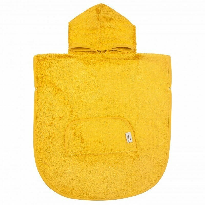 Timboo - poncho ocru din bambus, 50x45 cm