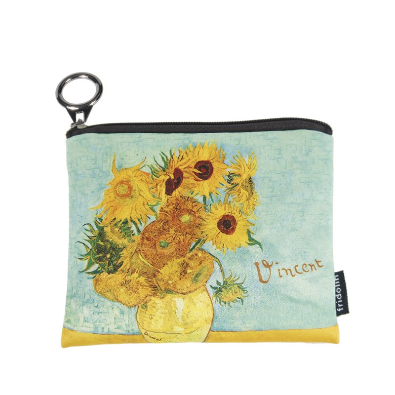 Fridolin – Portmoneu textil Van Gogh Sunflowers (Van imagine 2022 protejamcopilaria.ro