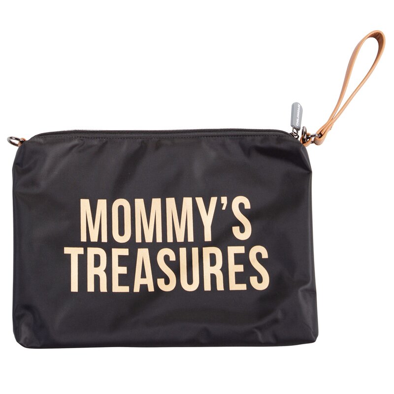 Childhome - Poseta Mommy Clutch 33x23 cm Negru