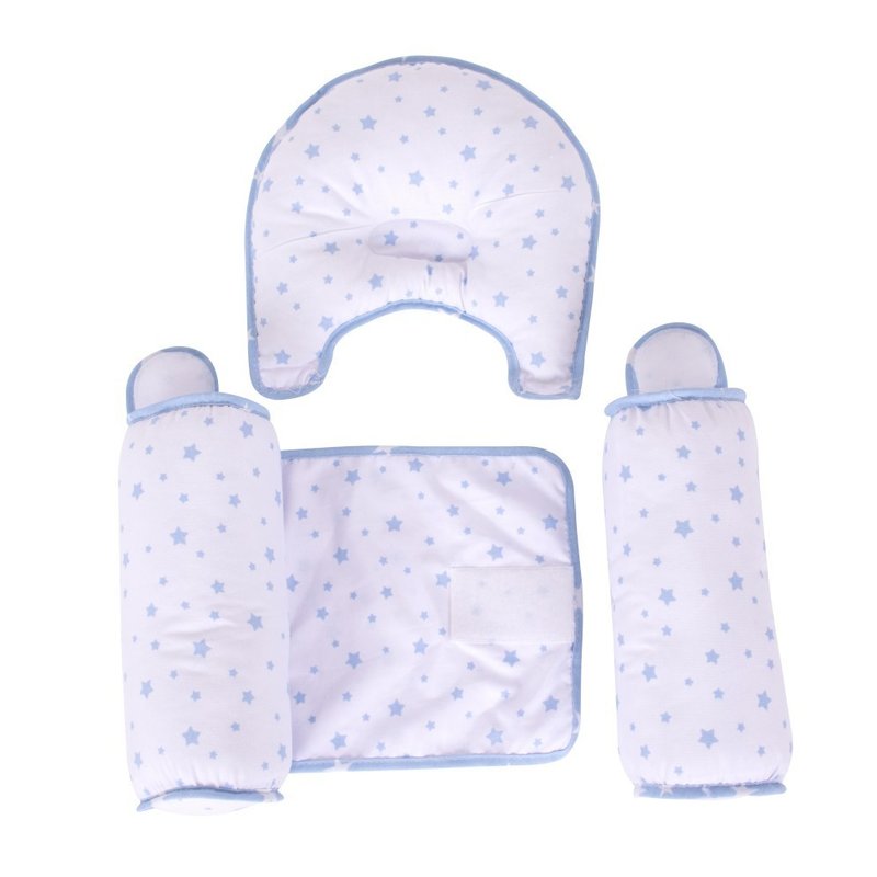 Sevi baby - pozitionator cu pernuta anti-plagiocefaliei, blue