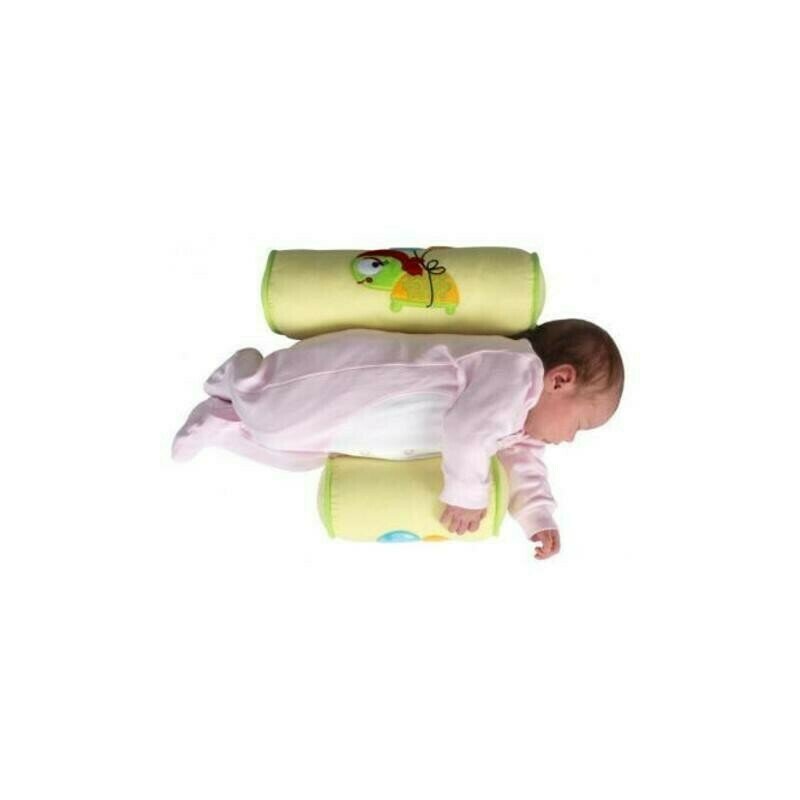 Sevibebe - perna de pozitionare broscuta din bumbac, 30x60 cm, verde