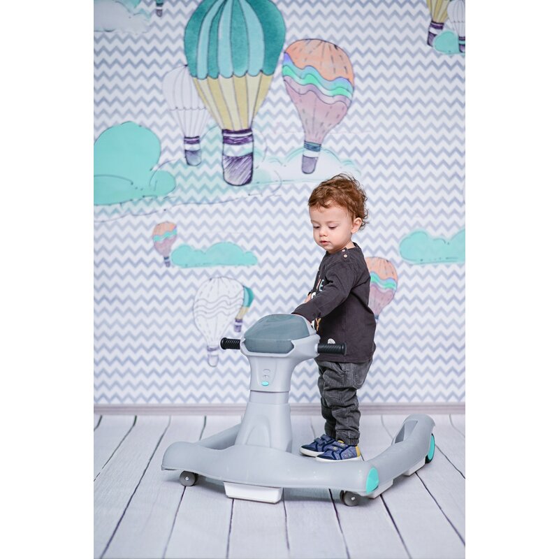 Lorelli - premergator, 2in1 rider, cu eurobaza, grey