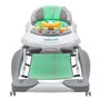 Premergator, Baby Mix, Pana la 12 kg, Cu muzica si lumini, Cu roti din silicon, Cu balansoar, 75x70 cm, Mint - 2