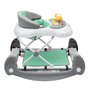 Premergator, Baby Mix, Pana la 12 kg, Cu muzica si lumini, Cu roti din silicon, Cu balansoar, 75x70 cm, Mint - 4