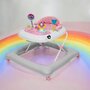Premergator, Bebe Stars, Cu panou interactiv, Cu roti, Husa detasaila, Pana la 12 kg, Cu inaltime reglabila in 3 pozitii, 6 luni+, Conform cu EN1273, ASTM F977, Unicorn - 2