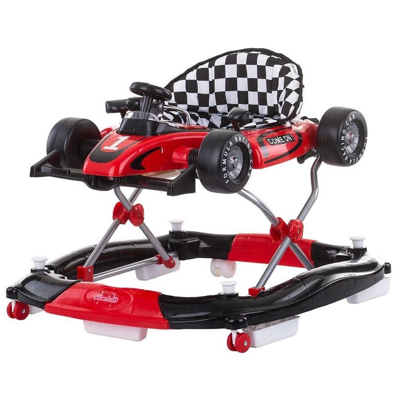 Chipolino - premergator interactiv racer pliabil, 4 in 1, rosu