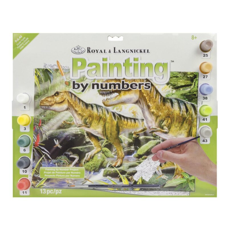 Prima pictura pe numere junior mare dinozauri
