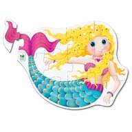 THE LEARNING JOURNEY - Puzzle de podea Sirena Puzzle Copii, piese 12