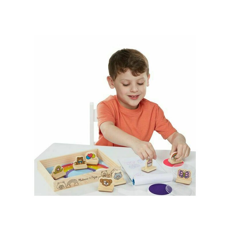 Melissa & doug - Primul meu set de stampile Obiecte favorite