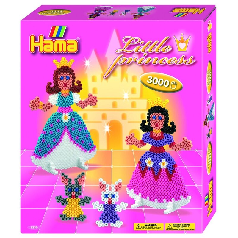 Hama - set margele de calcat printesele in cutie, 2500 buc midi