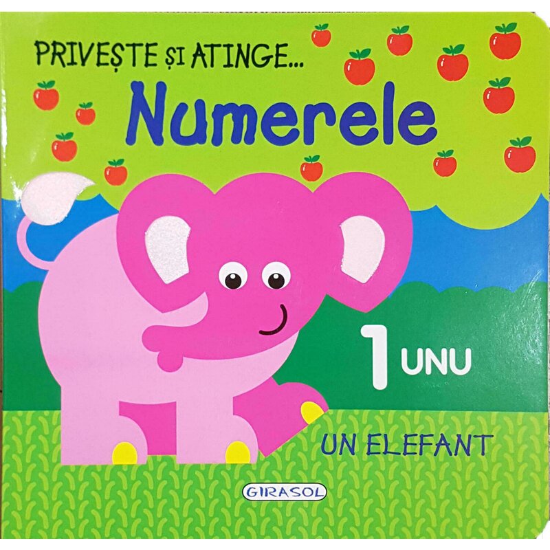 Carte educativa priveste si atinge - numerele