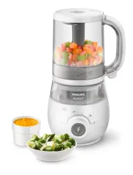 Aparat de gatit cu abur si blender, 4in1, Philips Avent, Alb