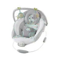 Balansoar electric bebelusi, Ingenuity, Morrison, 8 melodii, Vibratii, Pernuta pentru cap detasabila, Bara cu jucarii , Centura siguranta 3 puncte, 0-6 luni, Pana la 9 kg, Multicolor