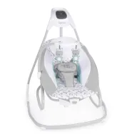 Balansoar si sezlong bebelusi, Ingenuity, Raylan, 6 viteze balansare, 3 directii, Vibratii, Sunete natura si melodii, Temporizator 30/45/60 min, Husa lavabila, Pliabil cu maner si roti, Fara BPA, 0 luni+, Multicolor
