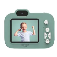 Camera foto digitala pentru copii, Free2Play, Camera duala, Green