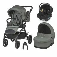 Carucior modular 2in1 Coccolle Serry Moss green+ Scoica auto iSize Coccolle Knox Black