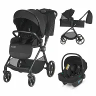 Carucior modular 3in1 Coccolle Lissia Anthracite+Scoica auto iSize Coccolle Knox Black