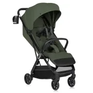 Black Friday - Reduceri Carucior sport, Lionelo, Bess, Sustine 22 kg, 6 luni+, Capotina impermeabila si protectie SPF 50+, Include suport sticla, Pliere cu o singura mana, Maner pentru transport, Verde Promotie