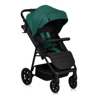 Black Friday - Reduceri Carucior sport, Lionelo, Mira, Maner reglabil in 5 pozitii, Spatar si suport de picioare reglabile, Plasa de tantari si suport biberon incluse, Pana la 22 kg, 6 luni+, Conform cu EN1888-1, EN1888-2, Testare SGS, Verde Promotie