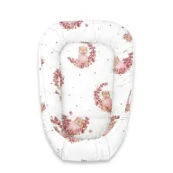 Cosulet bebelus, MimiNu, Pentru dormit, Baby Cocoon 75x55 cm, Husa 100% bumbac, Din bumbac certificat Oeko Tex Standard 100, Design, Betty