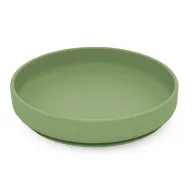 Farfurie, Petite&Mars, Take&Match, Din silicon, Cu ventuza, Fara BPA, Adecvata pentru masina de spalat vase si microunde, Nu absoarbe mirosuri, 6 luni+, 400 ml, Sweet Pea, Verde