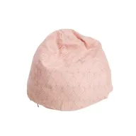Fotoliu puf, BabyTrold, Markland Pure, Din muselina, Umplutura cu bilute, Husa detasabila, 12 luni+, 30 x 50 cm, Roz