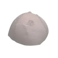 Fotoliu puf, BabyTrold, Markland Pure, Din muselina, Umplutura cu bilute, Husa detasabila, 12 luni+, 30 x 50 cm, Gri