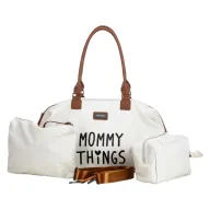 Black Friday - Reduceri Geanta mamici, FreeON, Mommy things, Spatioasa si practica, Cu multiple buzunare, Include si 2 genti mai mici, Beige Promotie