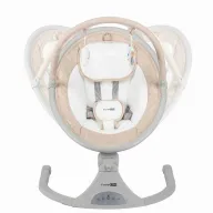 Leagan balansoar, FreeOn, Elite, Cu 12 melodii, 5 viteze de balansare si 3 pozitii de reglare a spatarului, Beige