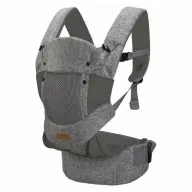 Black Friday - Reduceri Marsupiu bebe, FreeON, Carry Me, 3 in 1, De la 4 luni pana la 15 kg, Tesatura din plasa 3D, Confortabil si sigur pentru bebe, Gri Promotie