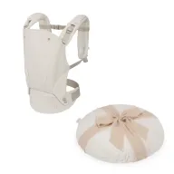 Marsupiu bebe, Lionelo, Margareet Close&Cosy, Cu 3 pozitii de transport, Cu gluga, Pana la 20 Kg, Aprobat de Institutul International de Displazie de Sold, Conform cu standardul european de securitate CEN TR 16512, Alb
