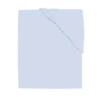 Cearceaf cu elastic, MimiNu, Jerse, Pentru patut 140X70 cm, Material certificat Oeko Tex Standard 100, Light Blue