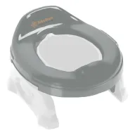 Black Friday - Reduceri Olita portabila, Bebe Stars, 2 in 1, Cu recipient detasabil, Utilizat si ca reductor, Pliabila, Pentru calatorii, Pana la 23 kg, Conform cu EN71, 12 luni+, Grey Promotie