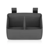 Organizator multifunctional, Lionelo, Sidepocket S, 26x12x15 cm, 2 compartimente, Universal, Constructie ranforsata, Gri