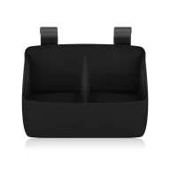 Organizator multifunctional, Lionelo, Sidepocket S, 26x12x15 cm, 2 compartimente, Universal, Constructie ranforsata, Negru