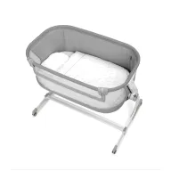 Patut co-sleeper, Jane, Babyside III, Reglabil in 6 pozitii pe inaltime, Cu lenjerie si roti, Pana la 9 kg, 0 luni+, 85x60x66 cm, EN 1130:2019, EN 16890:2017 +A1:2021, Mist
