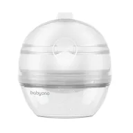 Pompa de san, BabyOno, 2  in 1, Colecteaza si pompeaza, Compacta, Special conceputa pentru sutien, Fara BPA, 60 ml, Alb
