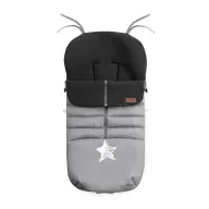 Black Friday - Reduceri Sac de iarna, Jane, Nest, Pentru carucior, Universal, 95 x 46 cm, Material interior din fleece, Shadow Promotie