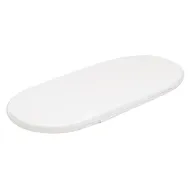 Saltea landou, New Baby, Standard, Husa detasabila si lavabila, Din spuma poliuretanica, 75x35x3.5 cm, 0 luni+, Alb