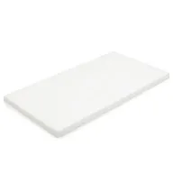 Saltea patut bebe, New Baby, Basic, Din spuma, Cu husa detasabila, 120x60x5 cm, 0 luni+, White